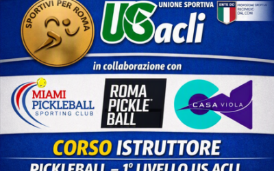 Corso Istruttore Pickleball 1ยฐ Livello